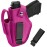Gun Holster for Men&Women, IWB/OWB 9mm Holsters, 380 Pistol Holster fits Glock 19/17/23/26/27/42/43x, S&W M&P Shield, Sig Sauer and Similar Handguns (Pink with Mag Pouch)