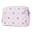 Narwey Makeup Bag Travel Cosmetic Bag Organizer Toiletry Bag Make Up Bags with Compartments for Women Girls (Bowknot and Flower)