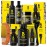 The Beard Club Supreme Beard Growth Kit - Derma Roller, Growth Oil, Vitamins, Vitamin Spray, Biotin Balm, Thickening Conditioner, Shampoo, Comb & Cleansing Spray - Gift Set