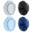 Silicone Body Scrubber & Scrub Nets, BEAUTAIL 4 Pack - Rich Foam and Exfoliation with Gentle Brush or Firmer Net Options - Hygienic, Durable, Easy to Clean - 2 Brushes (Black+Blue), 2 Nets (Gray+Blue)
