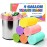 YHEEL Small Trash Bags 4 Gallon: Colored Bathroom Trash Bags Unscented Small Garbage Bags Strong Leak-Proof Trash Liners or Office Bedroom - 120 Counts