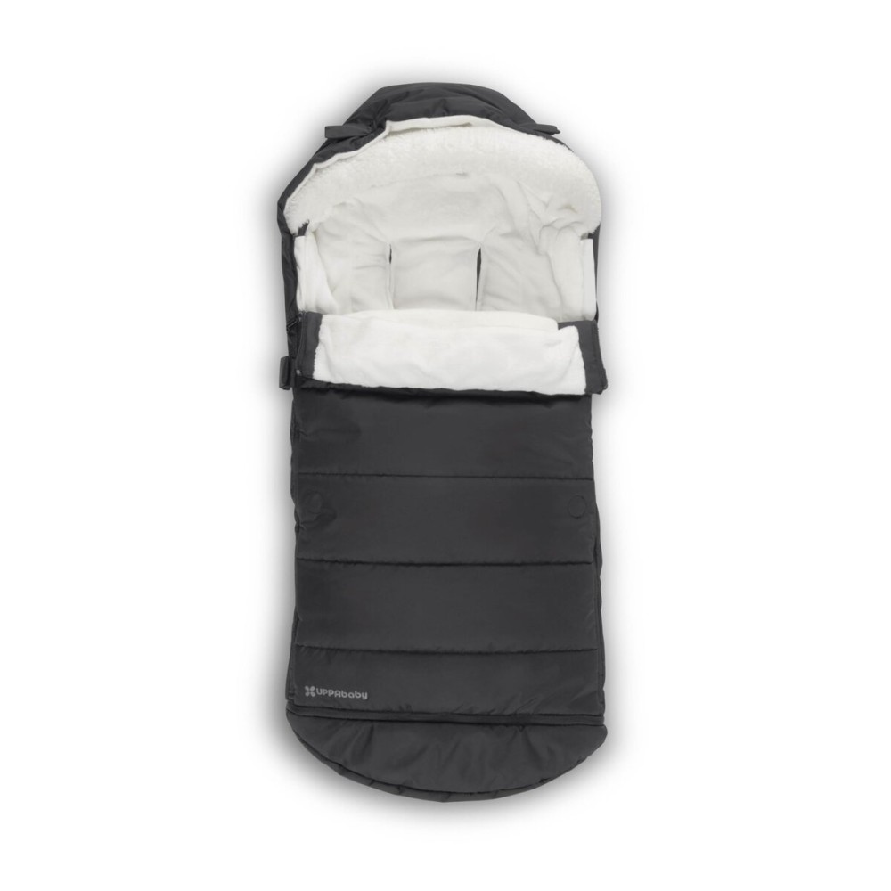 UPPAbaby CozyGanoosh 2-in-1 Seasonal Footmuff - Easily Attaches to UPPAbaby Strollers and RumbleSeat - Versatile, Ultra-Plush Zip-Out Liner for Cold Weather - Jake (Charcoal)