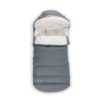 UPPAbaby CozyGanoosh 2-in-1 Seasonal Footmuff - Easily Attaches to UPPAbaby Strollers and RumbleSeat - Versatile, Ultra-Plush Zip-Out Liner for Cold Weather - Callum (Stone Blue)