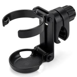 Accmor Stroller Cup Holder, Foldable Universal Cup Holder, 360  Rotatable Bottle Holder for Stroller, Bike, Wheelchair, Walker, Scooter