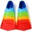 Foyinbet Kids Swim Fins,Short Kids Fins Youth Swimming Flippers for Lap Swimming Training for Children Girls Boys Beginners 2XS