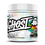 GHOST BCAA Powder Amino Acids Supplement, Sour Strips - 30 Servings - Sugar-Free Intra, Post & Pre Workout Amino Powder & Recovery Drink, 7G BCAA