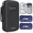 suzamed Insulin Cooler Travel Case,EVA Insulation Travel Medicine Kit with Temperature Display for Diabetes Care,Insulin Pen and Other Diabetic Supplies (Black-Temp)