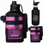 Iron Infidel Battle Bottle - Half Gallon Water Bottle Insulated, 64 oz Tactical Stainless Steel Water Jug with Handle - Gym Water Bottle with Rugged Sleeve for Storage (Valkyrie 2 Liter)