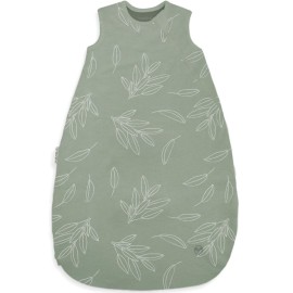 Woolino Merino Wool and Organic Cotton Baby Sleeping Bag - 4 Season Classic Sleep Sack - Two-Way Zipper Sleeping Bag for Baby and Toddler - 0-6 Months - Sage