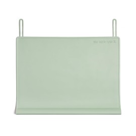 The Table Tyke Table Tyke Placemat XL Silicone Baby Placemat with Teething Edge Bumper - Waterproof Toddler Table Mat for Eating, BPA Free, Dishwasher Safe (Sage Green)