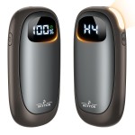 Hand Warmers Rechargeable-Electric Hand Warmers, Max 16 Hrs Warmth Up to 127, LED Display & Flashlight, Dual-Side Heating Portable Heater, Hunting Camping Essentials, Gifts for Men Women Raynauds