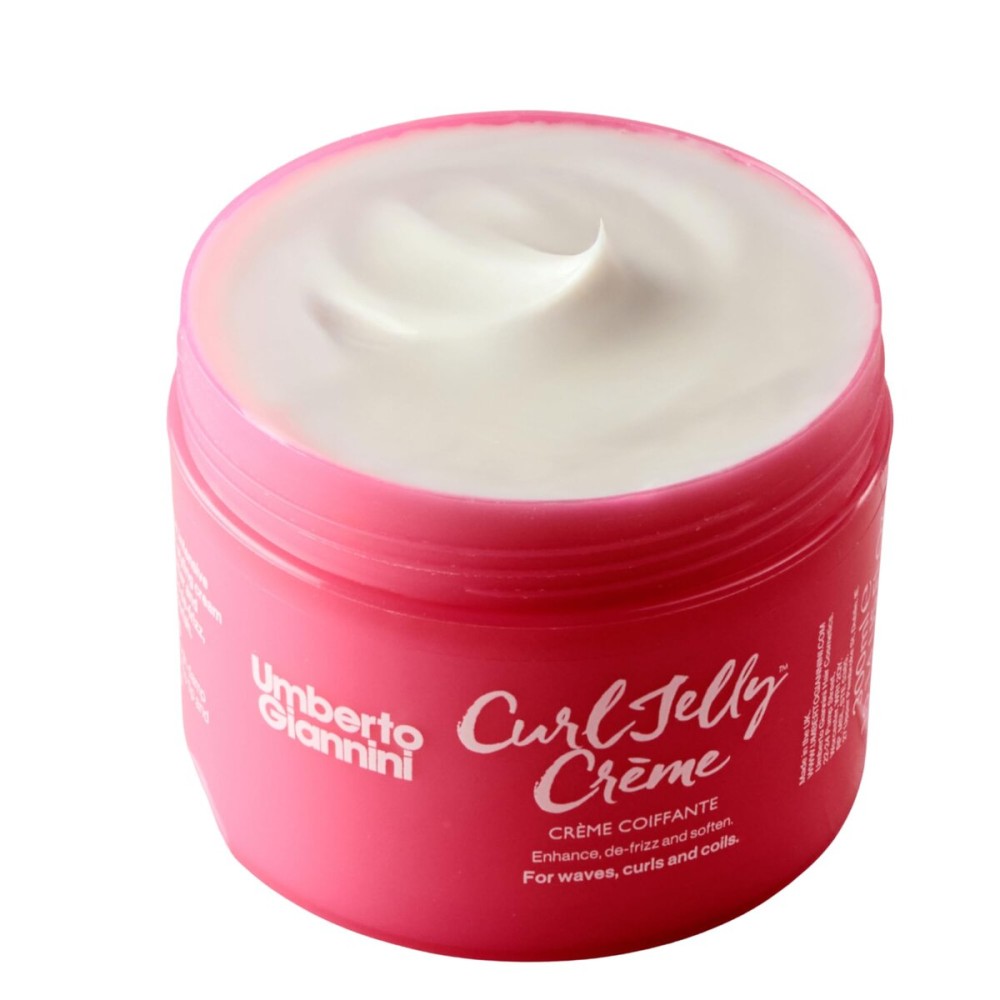 Umberto Giannini Curl Jelly Styling Crme Cream 10.14fl oz - for Curls, Waves & Coils - Designed to de-frizz and deeply hydrate