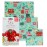Bee\'s Wrap Beeswax Wraps for Food - Made in USA Reusable & Organic Food Wraps, Sandwich Wrap & Bowl Covers - Eco-Friendly Alternative to Aluminum Foil, Seasons Greetings 3 Pack (S, M, L)