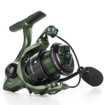 KastKing Spartacus II Spinning Reel - Sealed Carbon Fiber 22LBs Max Drag - 7+1 Stainless BB for Saltwater&Freshwater - 5.2:1 Gear Ratio - Size 500&1000 Perfect for Ice Fishing