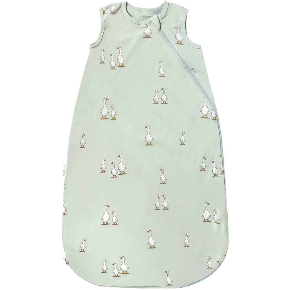 Ecolino Organic Cotton Baby Sleep Sack - 2-Way Zipper Baby Wearable Blanket - Toddler Sleeping Bag Sack - 18-36 Months - Goose