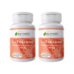 EZ Melts Dissolvable L-Theanine 200 mg, Sugar-Free, 1-Month Supply - 2 Pack