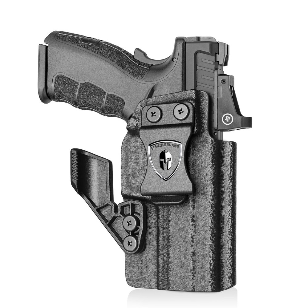 WARRIORLAND IWB Kydex Holster, Compatible with Springfield XD MOD.3 & MOD.2 9mm / XD 4 .45 - Concealed Carry Holster with Optic Cut & Claw, Adj. Cant & Retention, Inside Waistband Carry, Right Hand