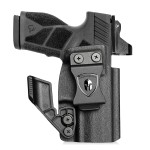 WARRIORLAND IWB Kydex Holster, Compatible with Taurus GX2 - Concealed Carry Holster with Optic Cut & Claw, Adjustable Cant, Audible Lock, Inside Waistband Carry, Right Hand Draw