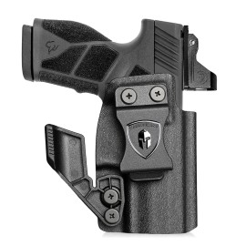 WARRIORLAND IWB Kydex Holster, Compatible with Taurus GX2 - Concealed Carry Holster with Optic Cut & Claw, Adjustable Cant, Audible Lock, Inside Waistband Carry, Right Hand Draw