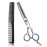ULG Professional Thinning Shears with Comb - 6.5 Japanese Stainless Steel Texturizing & Hair Cutting Scissors for Salon & Home Use