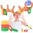Christmas Games for Family Party, 4 Pack Inflatable Reindeer Antler Ring Toss Game Great Christmas Games for Adults and Kids