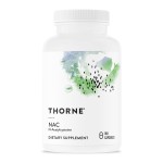 THORNE - NAC - N-Acetylcysteine - 500mg - Supports Respiratory Health and Immune Function*; Promotes Liver and Kidney Detox - 180 Capsules