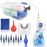 Ear Wax Removal Tool, Ear Cleaning Kits Safe Ear Irrigation Kit Ear Flush Kit for Adults Kids, Ear Wax Washer Device with Basin, Bulb, Curette Kit, Towel, Tips, Storage Box Transparent