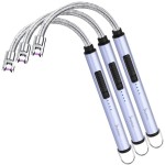 SUPRUS Electric Candle Lighter USB Type C Rechargeable Lighter Steel Shell & Hanging Hook with 360 Flexible Neck(Blue, 3)