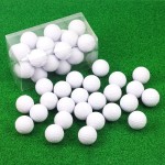 Bac-kitchen 26 Pack Foam Golf Practice Balls - Realistic Feel and Limited Flight Training Balls for Indoor or Outdoor White