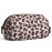 BAGSMART Makeup Bag Travel Toiletry Bag, Puffy Padded Make Up Bags for Women Makeup Organizer Case, Wide-open Pouch Purse Travel Essentials Toiletries Accessories Brushes, Leopard