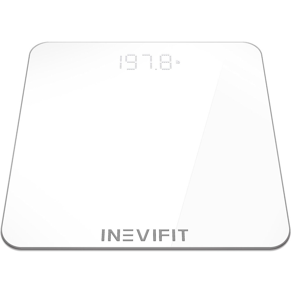 INEVIFIT Bathroom Scale, Highly Accurate Digital Bathroom Body Scale, Measures Weight up to 400 lbs. Includes Batteries