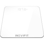 INEVIFIT Bathroom Scale, Highly Accurate Digital Bathroom Body Scale, Measures Weight up to 400 lbs. Includes Batteries