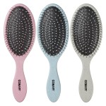 Conair Detangling Hair Brush Set 3 Pack, For Wet, Dry and All Hair Types, Detangling Brushes for Women, stocking stuffers, gifts for her - Glitter Silver, Blue, Pink