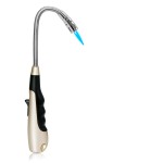 Butane Lighter with Visual Fuel Window for Kitchen Grill, Gold (No Butane)