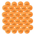 MD Sports 3-Star Ping Pong Balls Bulk Pack, 40 Official Size 40mm High-Level Table Tennis Balls with Durable Bounce & Spin Control