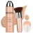 QIUFSSE Airbrush Foundation Makeup Spray Full Coverage Foundation for Mature Skin,Long-lasting Airbrush Flawless Setting Spray,Waterproof Foundation for Smooth Radiant Skin (06 Light Medium)