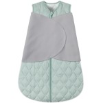 BSTOPPT Newborn Sleep Sack Baby Swaddle,3-Way Adjustable Wearable Blanket,Swaddling Sleeping Bag,TOG 2.5 (Green, 3-6 Months)