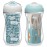 Chicco Double-Wall Insulated Sippy Cup with Bite-Proof Rim Spout and Spill-Free Lid 9oz. | Top-Rack Dishwasher Safe | Easy to Hold Ergonomic Indents | Ocean Print/Surf, 2pk | 12+ months