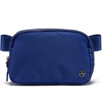 Pander Unisex Belt Bag Fanny Pack for Women with Adjustable Strap, Small Waist Pouch for Workout Running Traveling Hiking (Pool Blue)