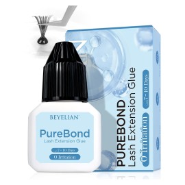 BEYELIAN Sensitive Lash Cluster Glue,Strong Hold Eyelash Extension Glue Long Lasting 7-11Days Waterproof & No Irritation Hypoallergenic Formaldehyde-Free for Open Eyes DIY or Professional (5ML)