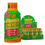 Vitamin Energy Immune+ Extra Strength Energy Shot Watermelon Burst 12 Pack, 260mg Natural Caffeine, B-Vitamins, Citicoline, Green Tea, Immunity & Focus Support, Zero Sugar, Gluten-Free 1.93 fl oz