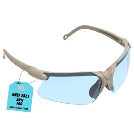 xaegistac Shooting Glasses with Case Anti Fog Hunting Safety Glasses for Adults