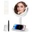 MIYADIVA Makeup Mirror with Lights, 30X Magnifying Mirror with 2-Sided Switch, Vanity Mirror with 3 Colors and Adjustable Brightness, 80 LEDs, Ideal Gift for Daily Makeup and Skincare, 8.8 Inches