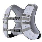 PACEARTH Weighted Vest,6lb/8lb/10lb/12lb/16lb/20lb/25lb/30lb Weight Vest with Reflective Stripe, Body Weight Vests for Women, Men, Weight Loss Workout, Strength Training, Running, Walking, Jogging