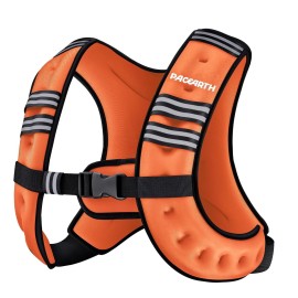 PACEARTH Weighted Vest,6lb/8lb/10lb/12lb/16lb/20lb/25lb/30lb Weight Vest with Reflective Stripe, Body Weight Vests for Women, Men, Weight Loss Workout, Strength Training, Running, Walking, Jogging