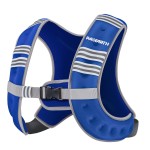 PACEARTH Weighted Vest,6lb/8lb/10lb/12lb/16lb/20lb/25lb/30lb Weight Vest with Reflective Stripe, Body Weight Vests for Women, Men, Weight Loss Workout, Strength Training, Running, Walking, Jogging