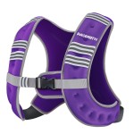 PACEARTH Weighted Vest,6lb/8lb/10lb/12lb/16lb/20lb/25lb/30lb Weight Vest with Reflective Stripe, Body Weight Vests for Women, Men, Weight Loss Workout, Strength Training, Running, Walking, Jogging