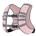 PACEARTH Weighted Vest,6lb/8lb/10lb/12lb/16lb/20lb/25lb/30lb Weight Vest with Reflective Stripe, Body Weight Vests for Women, Men, Weight Loss Workout, Strength Training, Running, Walking, Jogging