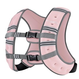 PACEARTH Weighted Vest,6lb/8lb/10lb/12lb/16lb/20lb/25lb/30lb Weight Vest with Reflective Stripe, Body Weight Vests for Women, Men, Weight Loss Workout, Strength Training, Running, Walking, Jogging