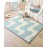Hakuna Matte CloudRise Baby Play Mat for Floor 60 x 80 Waves - Coral Velvet Memory Foam Rug for Crawling & Cozy Play - Non-Slip, Water-Resistant, Easy-CareTummy Time Mat, Playmat for Playpen